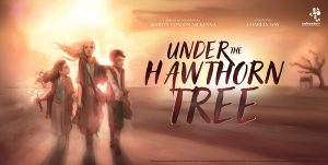 under hawthorn tree